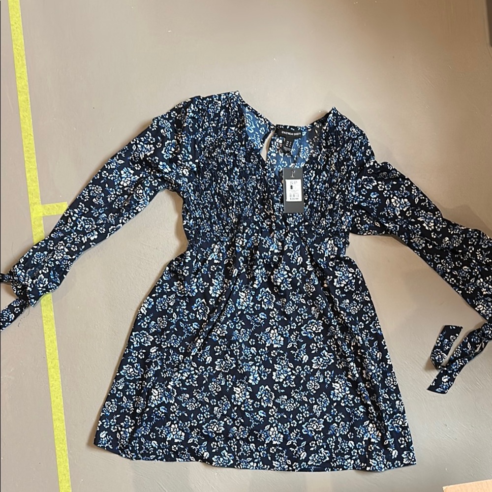 Floral Blue Women’s Mini Dress